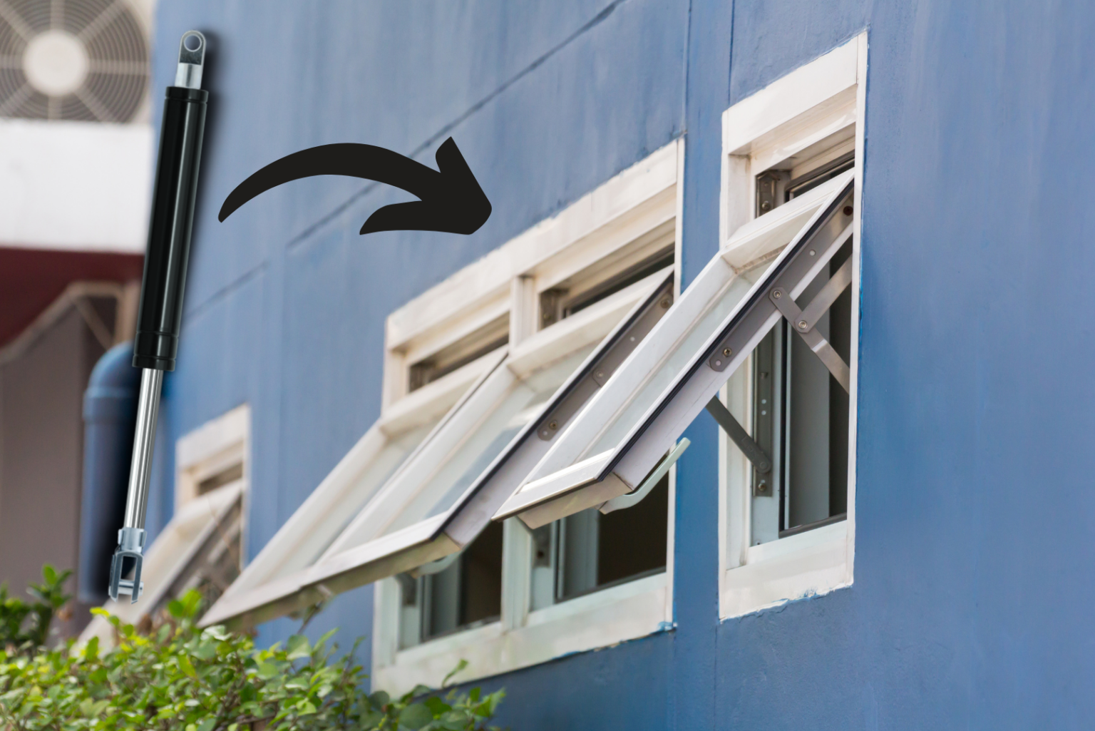Gas strut for windows | Find the perfect one at Gasspring.asia