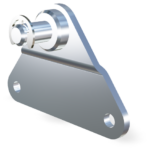 Side bracket pin 8mm (max. 1200N)